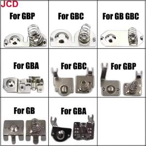 JCD | 1 Vỏ Máy Chơi Game Gameboy Advance Color Kèm Đầu Nối Pin Tiếp Điểm Lò Xo Và Khay Đựng Pin Tương Thích Với GB GMG GBA GBC GBP