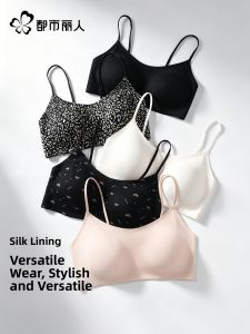 COSMO LADY | Smooth Gather Thin Straps Backless Bra Silky