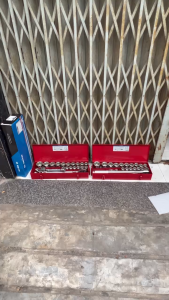 Đầu tuýp trắng ngắn 3/4″ lục giác đủ size từ 17-70mm Kingtony 633517-70M (6 Point Metric Standard Socket)