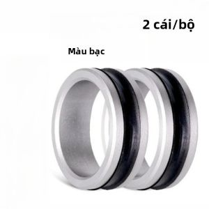 Ackibbik 2 Chiếc Vòng Cao Su Chống Trượt Hợp Kim Nhôm Dây Câu Kéo Vòng - Bộ Dụng Cụ Phụ Kiện Câu Cá