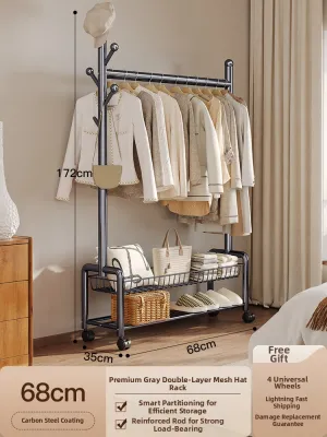 Home Organizer | Hanging Rack with Mirror