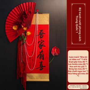 FENGHONGTAO | Trang Trí Lễ Đính Hôn Trung Quốc Cuốn Thư