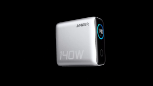 Anker 140W USB-C Fast Charger Laptop Charger 4-Port Multi-Device Fast Charging Advanced GaN Power Adapter foldable charger Intuitive Touch Controls (Cable not Included) A2697 B2697