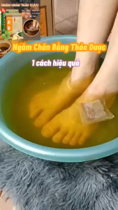 Thảo Dược Ngâm Chân 100 Túi Lọc 6G/Túi | 12+ Vị Thảo Dược Tự Nhiên Ngải Cứu Gừng Đương Quy Hoa Nghệ Tây 600G