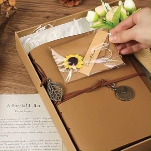 Sổ vintage bìa da CAO CẤP Sổ đựng ảnh dán bảo vệ ảnh chống thấm nước làm quà lưu niệm dễ thương - Album VINTA