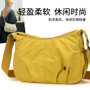 Oxford Cloth Dumpling Bag Crossbody Nylon Casual Travel Womens Bag Waterproof Canvas Shoulder Bag Leisure Fashion Mom Bag