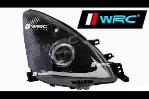 Nissan Grand Livina L10 2007 - 2013 Pre-Facelift Lexus Projector Dynamic Led Headlamp With Signal Running + Demon Eyes
