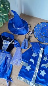 🧙‍♀️ ชุดคู่พี่น้องแฟนตาซีพ่อมดแม่มด ฮาโลวีน2024👻**พร้อมส่ง**