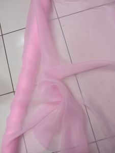 kain/bahan organza polos premium