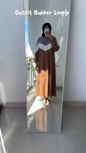 Gamis Terbaru 2024 Kekinian Tasya Dress Bahan Knit Dres Rajut Wanita Jumbo Cocok Untuk Kondangan