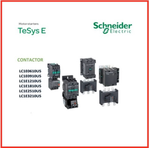 SCHNEIDER Contactor LC1E0910U5 LC1E1210U5 LC1E1810U5 LC1E2510U5 LC1E3210U5 240VAC Tesys-E