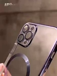 Magsafe Case 14 Pro Max Plus | เคสไอโฟนสำหรับ 13 Pro Max Case Soft TPU | พร้อมฟิล์มเลนส์และการชาร์จแบบไร้สาย