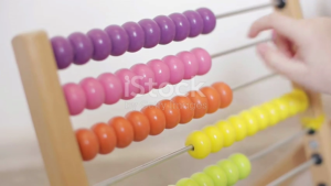 Bàn tính thanh inox 100 thẻ số 100 que tính bảng các phép tính cơ bản Bàn tính toán học thông minh cho bé.