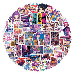 Bandai | 55/110pcs Anime Cartoon Stickers Set Waterproof DIY Decals for Laptop Car Bike Graffiti Decoration Movie Animation Fan Art