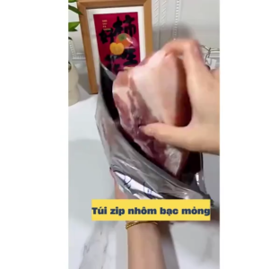 [ Loại 1 ] Sét 10 Túi Giữ Tươi Có Khóa Kéo Bằng Lá Nhôm Dày Có Thể Tái Sử Dụng Túi Bảo Quản Thực Phẩm Tủ Lạnh Tiện Ích Nhà Bếp