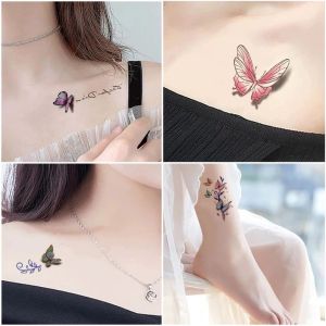 Stiker tatto mini butterfly (bukan permanen)- HARGA UNTUK 1 LEMBAR DI KIRIM RANDOM