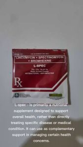 L SPEC 5G Sachet Advanced Nutritional Support for Livestock Farmers to Enhance Animal Growth 48pcs 1box for animals