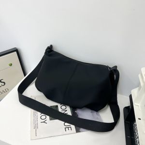 Lazy Large-Capacity Crossbody Bag Female Minority All-Match New Arrival Student Shoulder Bag for Class Casual Commuter Womens Bag Bag Korean