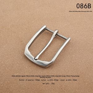 Khóa Thắt Lưng Bằng Thép Không Gỉ 304 Cao Cấp Mới Khóa Thắt Lưng Công Sở Thường Ngày Phụ Kiện Thắt Lưng Bằng Da 3.5 Khóa Thắt Lưng