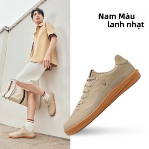 Erke | Giày Casual Nam Đế Mỏng Nhẹ Màu Trắng
