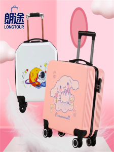 Childrens Luggage Suitcase Travel Bag Password Lock Universal Wheel Male Female Primary School Cartoon Cute Fashion