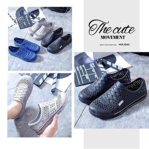 Zishop . เข้าใหม่ รองเท้าแตะลำลอง ระบายอากาศ พื้นนิ่ม กันน้ำกันลื่น ซัพพอร์ตเท้าใส่แล้วไม่เจ็บเท้าน้า น้ำหนักเบาใส่สบายมาก ไม่มีไม่ได้แล้วน้า