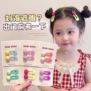 ENEN | Cute Cartoon Candy Color Forehead Hair Clips