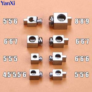 10pcs DC Terminals Through Hole High Current 15A 20A PCB Screw Copper Square Solder Board Drive Power Wire Terminal Connector