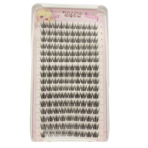 MONLEYTA | Large Capacity 32 Rows Fake Eyelashes Womens Natural Simulation Fairy Hair Fan Three-Step Series Lazy Persons Trilogy