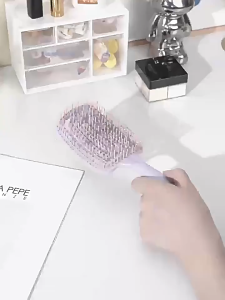 Lược chải tóc thông minh đẩy tóc rụng – Massage da đầu thư giãn chống rối – Gọn nhẹ tiện lợi