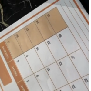 Corporate Design Big Table Calendar 2026 Flat Calendar 2026 Personalized Desk Calendar 11x 17inches