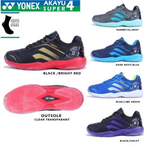 Sepatu Badminton Yonex Akayu 4 Warna Dark Blue Sepatu Bulu Tangkis Yonex OrIiginal Series Akayu Terbaru