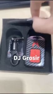 Case Carbon Smartkey Cover Key Kunci Honda HRV BRV 2 Tombol - 7100