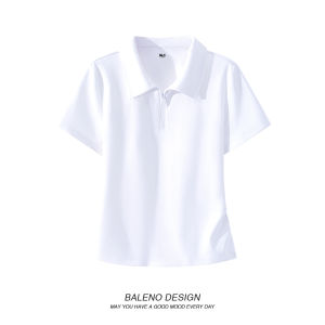 BALENO | Summer Womens Polo Shirt Gray Short Sleeve Tshirt