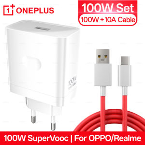OnePlus | Oneplus Charger Original 100W 80W USB Adapter SUPERVOOC Type C 10A Cable For Oppo Realme Fast Chargers One Plus 15 13 12  11 Pro
