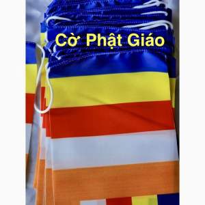 Cờ Dây Phật Giáo Cờ Phật Giáo (9mét-20 lá cờ)