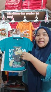 Code8.id DTF2 Baju Kaos Distro Harian Atasan Anak Laki Laki Karakter Kartun Kucing Detektif Keren