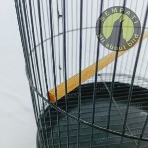 SEMPATI Tangkringan Lovebird Ulir Kayu Jati Ukuran 30 Cm Tangkringan Sangkar Kandang Burung Lovebird Love Bird Kenari Lb Kayu Jati