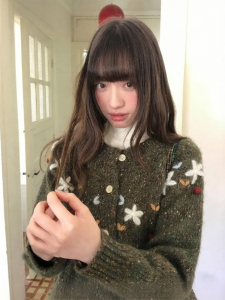 NIHAOKANONG | Áo Cardigan Len Mềm Nhiều Màu Bằng Tay cho Nữ