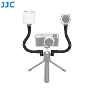 JJC 2PCS Flexible Extension Arm with Cold Shoe To Connecting With Microphone/LED Light For Photography Vlogging Live Streaming Compatible For Most Tripod With 1/4-20 Screws Hole