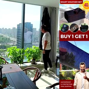 SMART WEATHER NET Anti-UV Sunshade Net Outdoor Garden Net Farm Net Greenhouse Net Sunscreen Sunblock