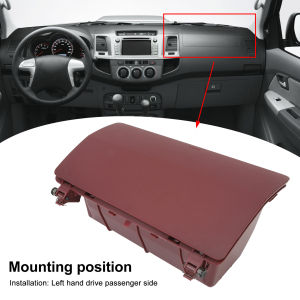 LHD Dashboard Interior Storage Box 55042 0K020 Stylish Dashboard Interior Organizer Box Replacement for Toyota Hilux Vigo