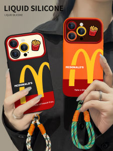 15 Phone Case Soft Silicon Full Cover Anti-Fall with Lanyard Protection for 13 14 New Model 12 17Promax Couple 16Pro Creative Cartoon