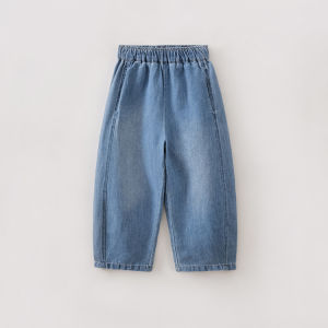 Marc&Janie | Breathable Ramie Girls Jeans Bananapants Thin