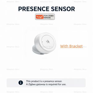Zigbee Human Presence Detector 24G Radar Smart Motion Sensor TUYA Smart Home Automation Work With Smart Life Home Assistant Z2M