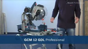 BOSCH GCM 12 GDL - GERGAJI MITRE GELANGSAR SERONG DUA HALA / DOUBLE BEVEL SLIDING MITRE SAW