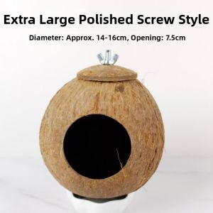 Multiple Bird Species Coconut Shell Nest Hanging