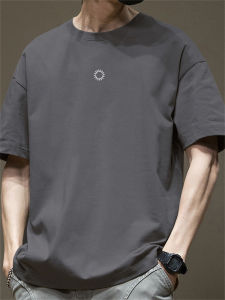 Áo Thun Cotton Tay Ngắn Mùa Hè Cho Nam Áo Thun Cotton Thoáng Khí Dáng Rộng in Họa Tiết Động Vật Thường Ngày