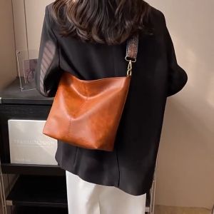 Tas Selempang Wanita Kulit PU Leather Vintage Color Sling Bag JCTS218