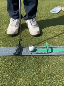 Putt ฝึกกอล์ฟความแม่นยำระยะทางใส่เจาะใส่ออกกำลังกายใส่ Ball Pad อุปกรณ์กอล์ฟเทรนเนอร์กอล์ฟ